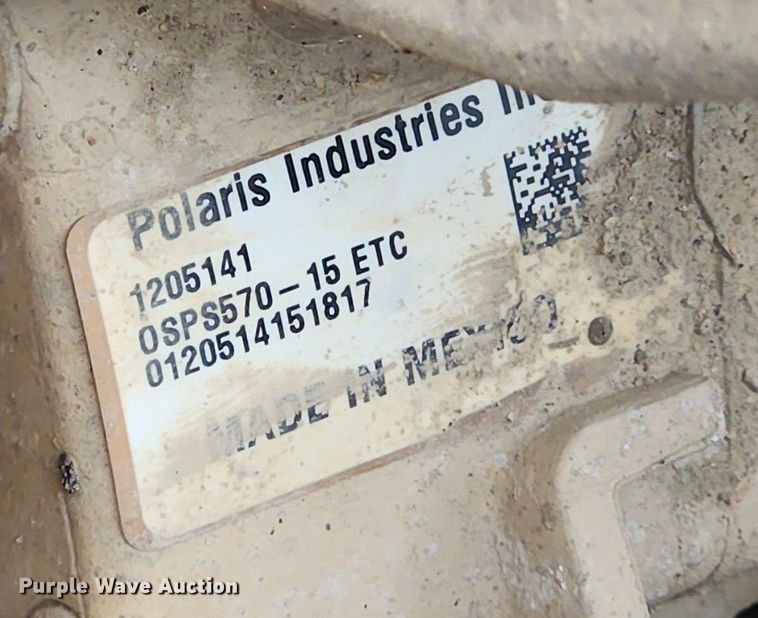 image for item LX9606 2015 Bobcat 3400XL  utility vehicle