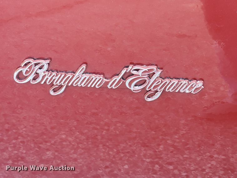 image for item LX9612 1992 Cadillac Brougham d'Elegance