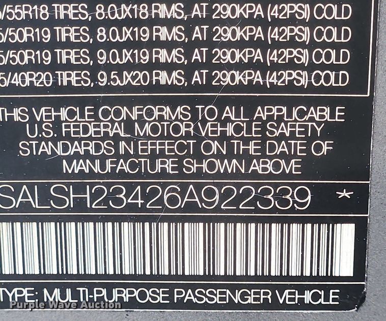 image for item LX9615 2006 Land Rover Range Rover Sport  SUV