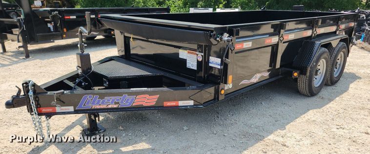 image for item LX9670 2022 Liberty LD14K83X14B8  dump trailer