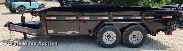 image for item LX9670 2022 Liberty LD14K83X14B8  dump trailer