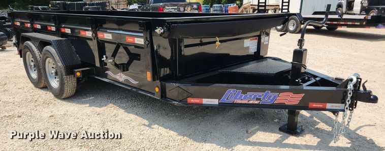 image for item LX9670 2022 Liberty LD14K83X14B8  dump trailer