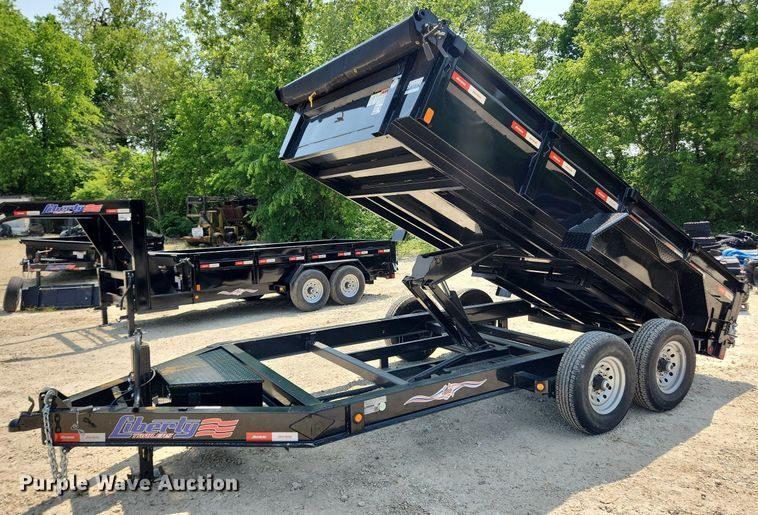 image for item LX9670 2022 Liberty LD14K83X14B8  dump trailer