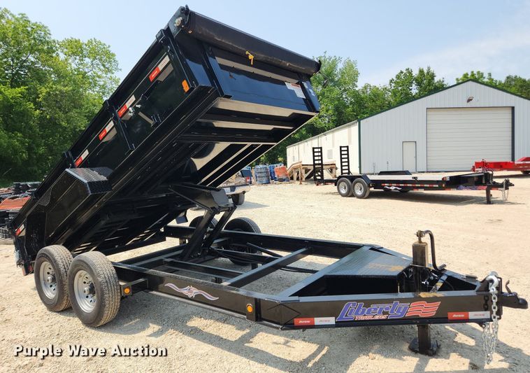 image for item LX9670 2022 Liberty LD14K83X14B8  dump trailer