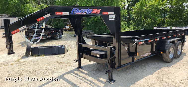image for item LX9671 2022 Liberty LD14K83X14B8  dump trailer