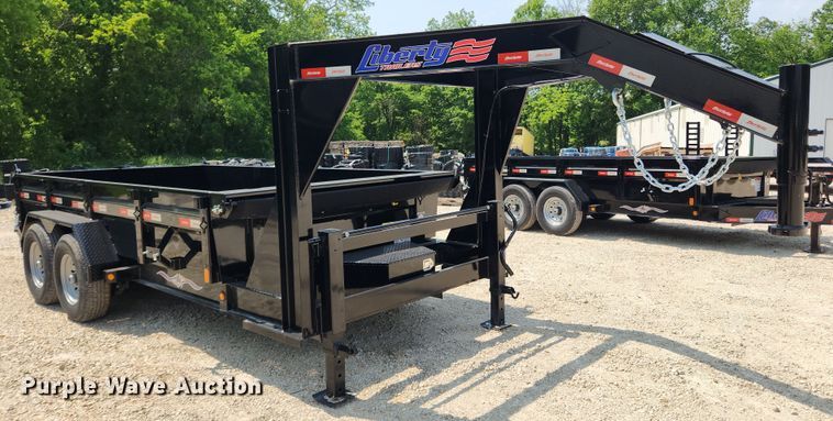 image for item LX9671 2022 Liberty LD14K83X14B8  dump trailer