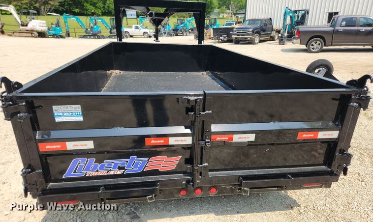 image for item LX9671 2022 Liberty LD14K83X14B8  dump trailer