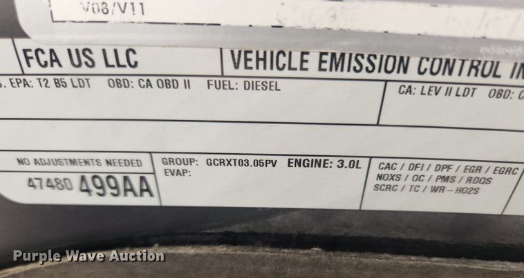 image for item LX9682 2016 Dodge Ram 1500  Crew Cab pickup truck