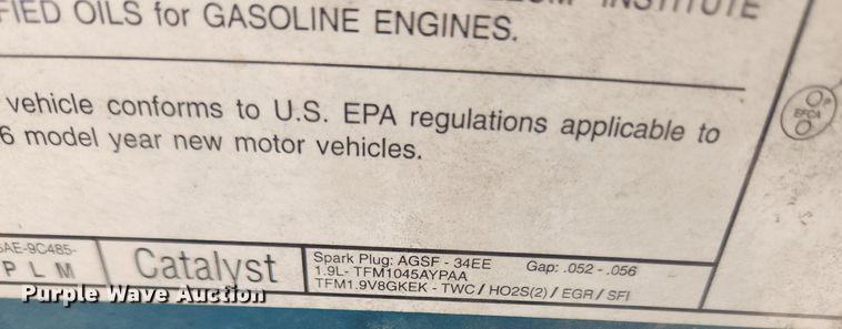 image for item LX9685 1996 Ford Escort LX