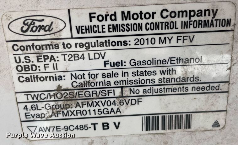 image for item LY9611 2010 Lincoln Town Car