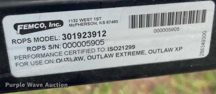 image for item LY9670 Bad Boy Outlaw  ZTR lawn mower