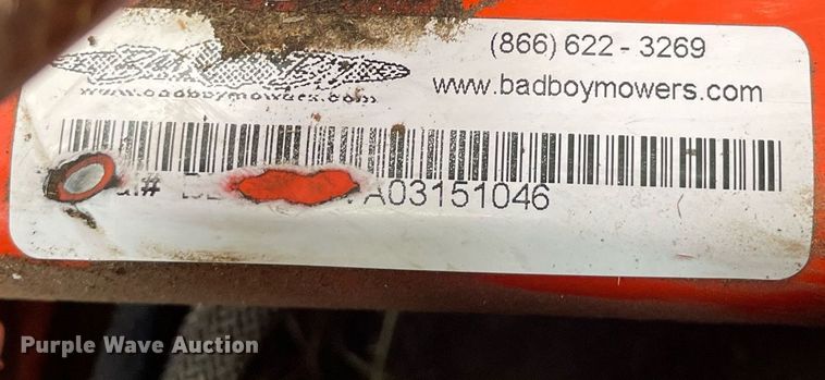 image for item LY9670 Bad Boy Outlaw  ZTR lawn mower