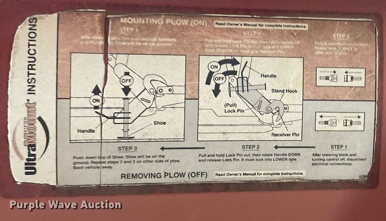 image for item LY9674 Western MVP  102"W snow plow
