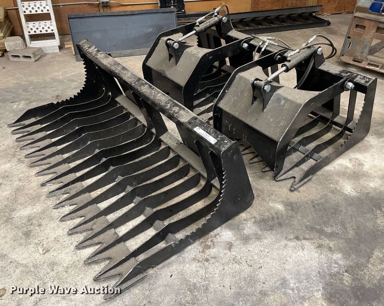 image for item LY9675 (2) skid steer buckets