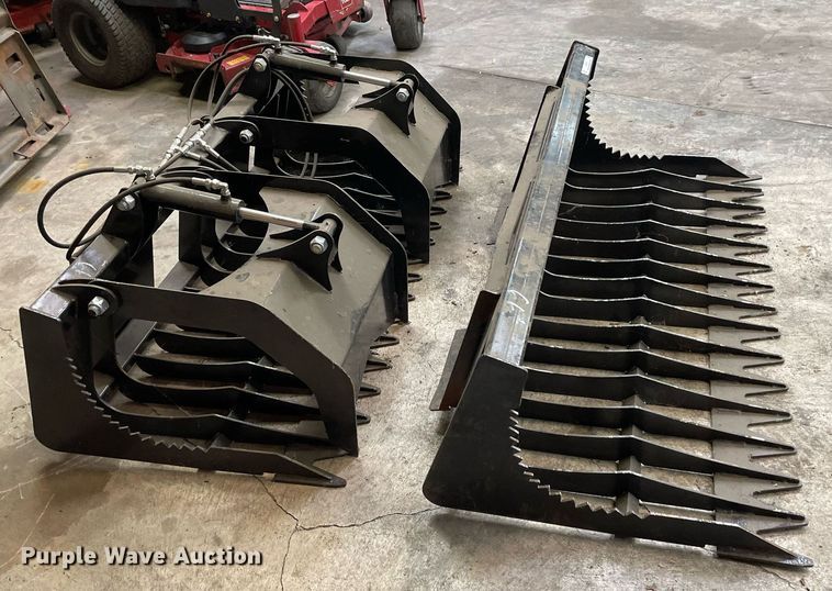 image for item LY9675 (2) skid steer buckets