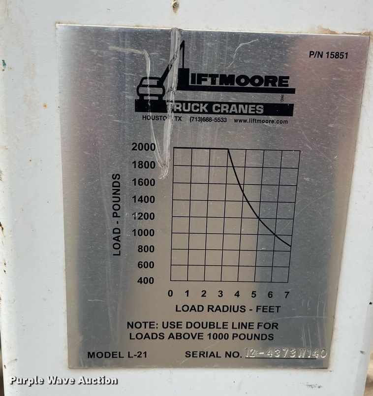 image for item LY9689 Liftmoore L21  crane