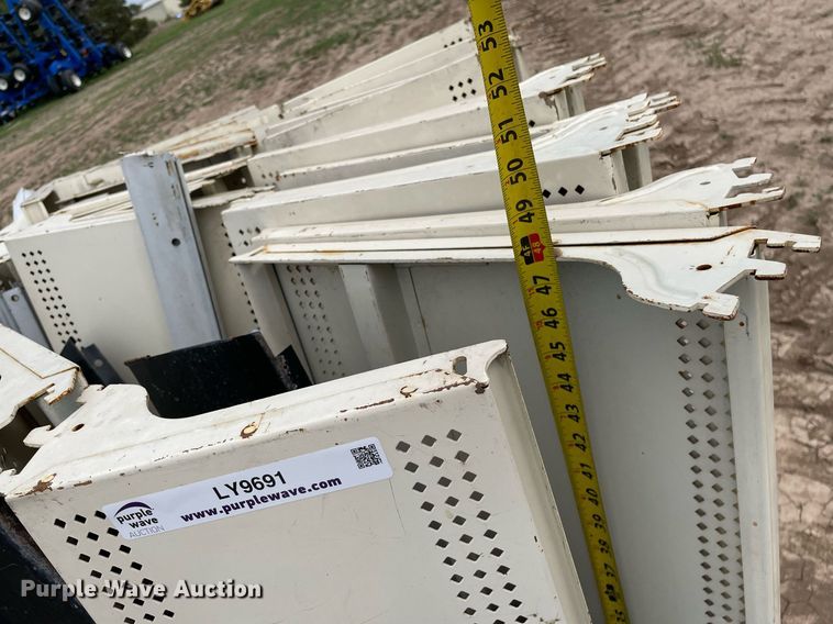 image for item LY9691 (3) pallets of metal shelves