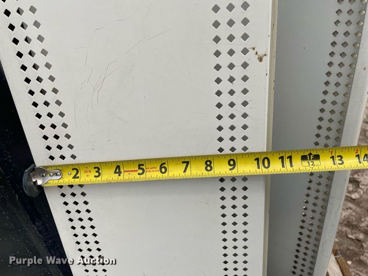 image for item LY9691 (3) pallets of metal shelves