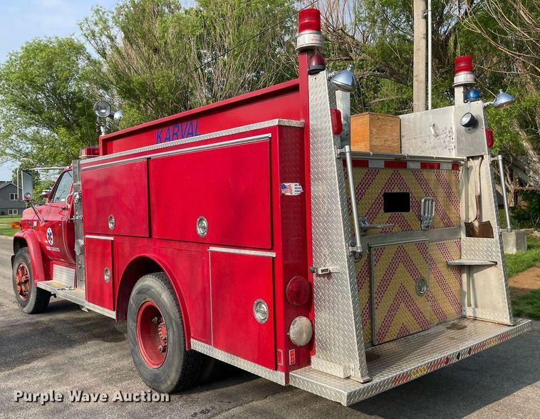 image for item LY9727 1985 GMC C7000  pumper fire truck
