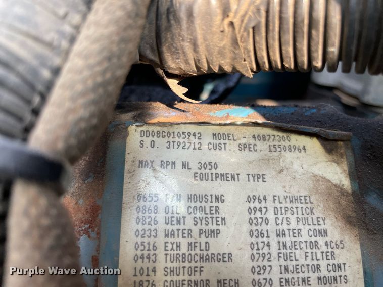 image for item LY9727 1985 GMC C7000  pumper fire truck