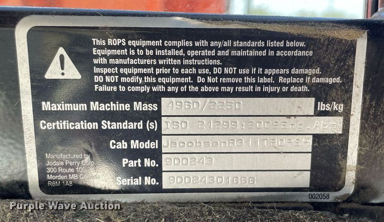 image for item LY9781 Jacobsen R311T  lawn mower