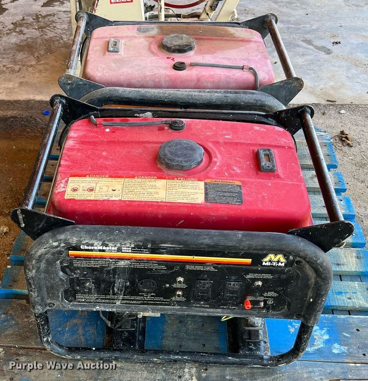 image for item MF9980 (2) ChoreMaster Gen-3600-0MM0 generators