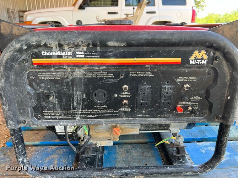 image for item MF9980 (2) ChoreMaster Gen-3600-0MM0 generators