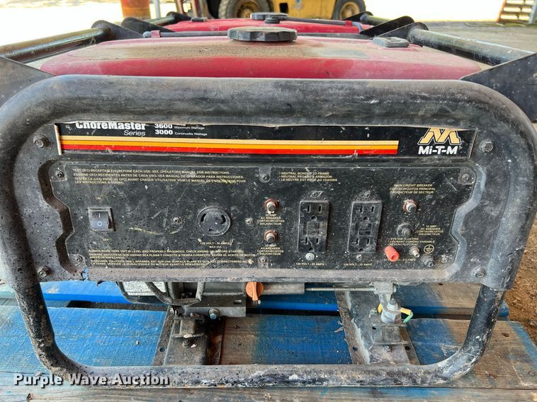 image for item MF9980 (2) ChoreMaster Gen-3600-0MM0 generators