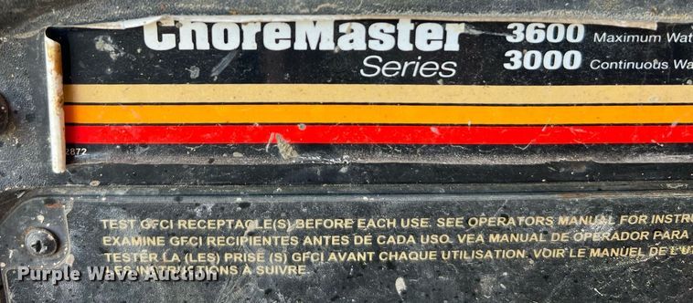 image for item MF9980 (2) ChoreMaster Gen-3600-0MM0 generators