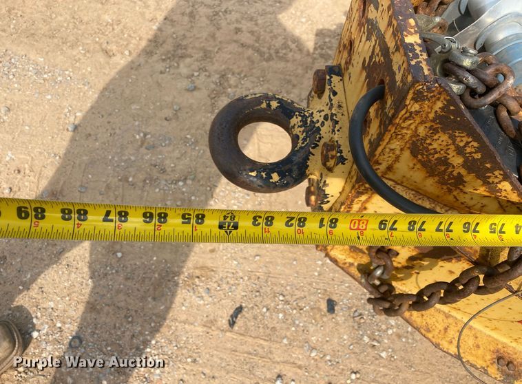 image for item MG9909 2002 Belshe T-18  equipment trailer