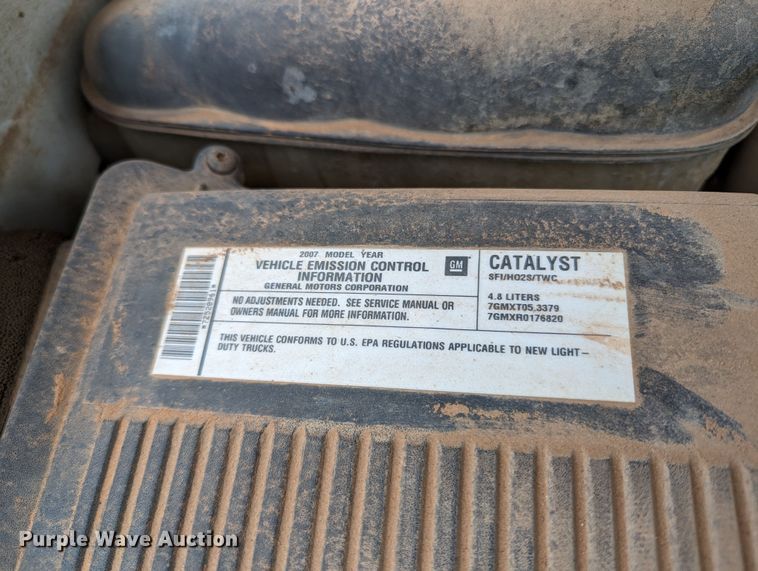 image for item MN9838 2007 Chevrolet Silverado 1500  pickup truck