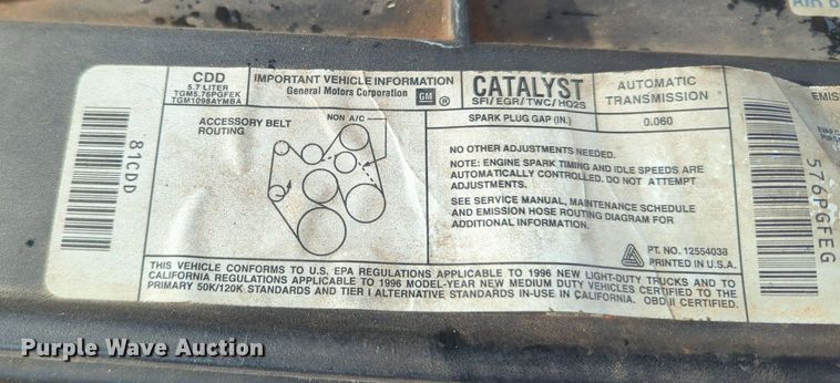 image for item MO9029 1996 Chevrolet Suburban  SUV