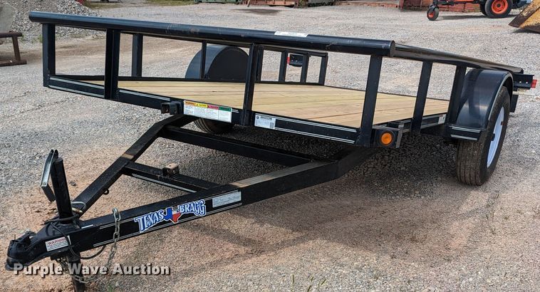 image for item MO9039 2015 Texas Bragg  tilt deck utility trailer