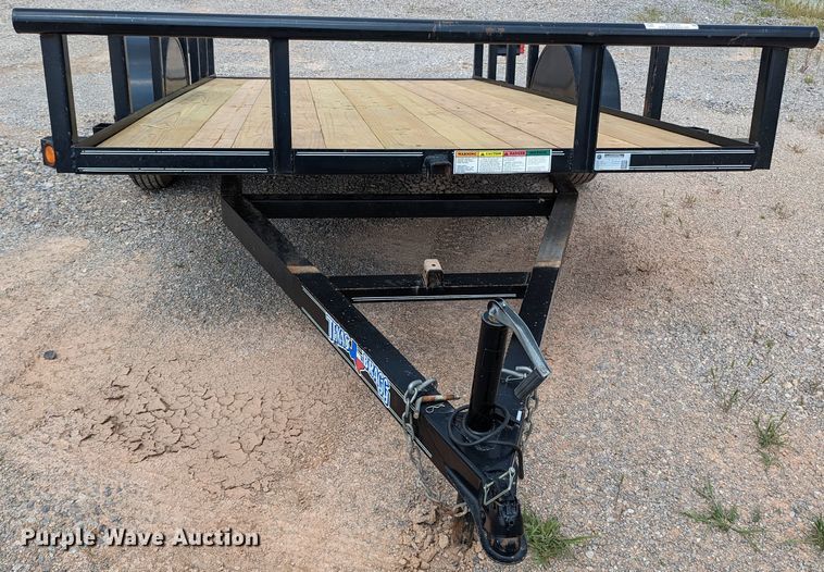 image for item MO9039 2015 Texas Bragg  tilt deck utility trailer