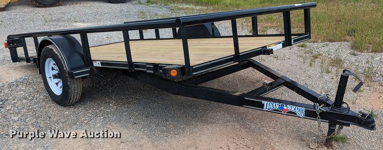 image for item MO9039 2015 Texas Bragg  tilt deck utility trailer