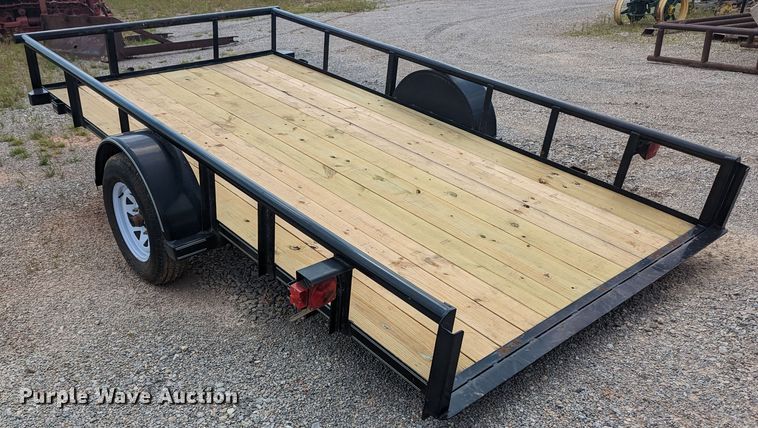 image for item MO9039 2015 Texas Bragg  tilt deck utility trailer