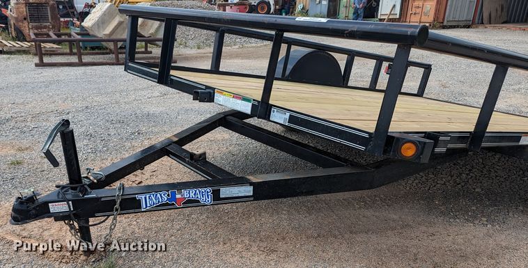 image for item MO9039 2015 Texas Bragg  tilt deck utility trailer