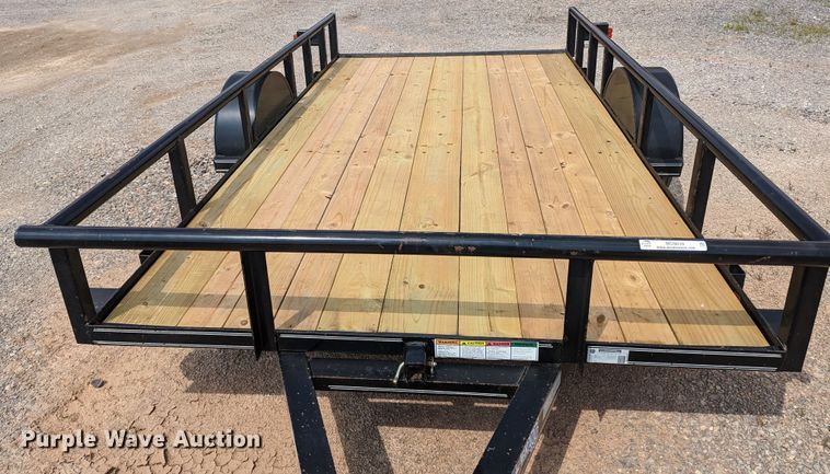 image for item MO9039 2015 Texas Bragg  tilt deck utility trailer