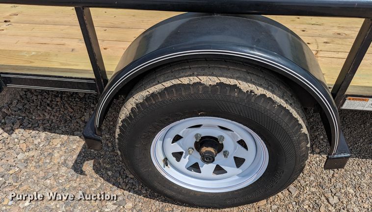 image for item MO9039 2015 Texas Bragg  tilt deck utility trailer