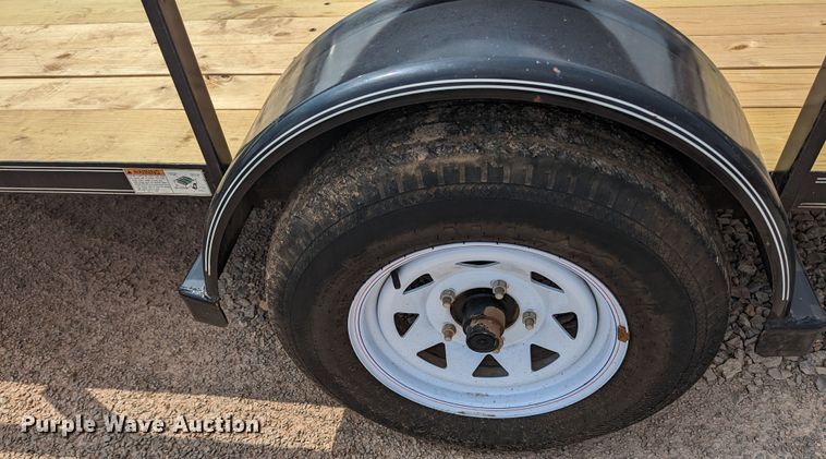 image for item MO9039 2015 Texas Bragg  tilt deck utility trailer