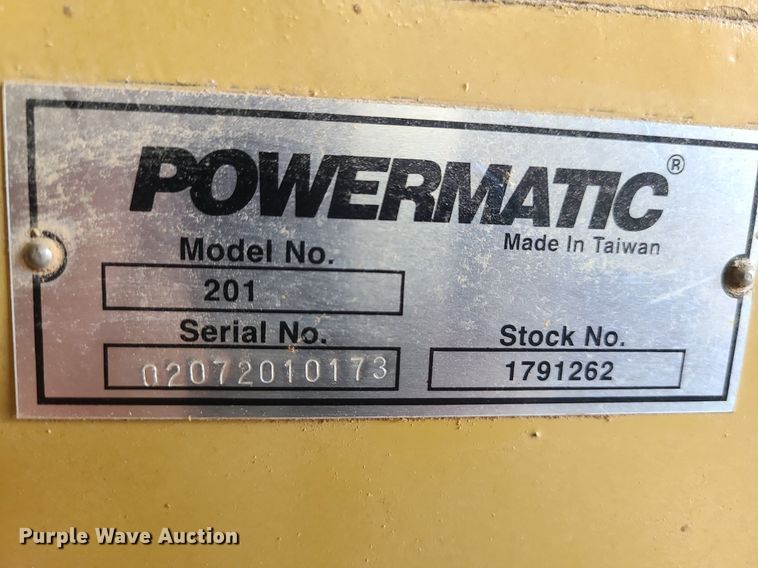 image for item MO9830 Powermatic 201  planer
