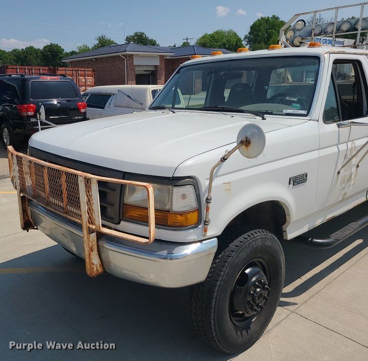 image for item MO9839 1997 Ford F350  utility bed pickup truck