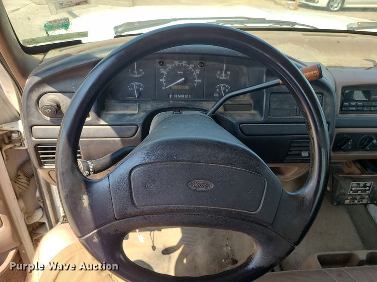 image for item MO9839 1997 Ford F350  utility bed pickup truck