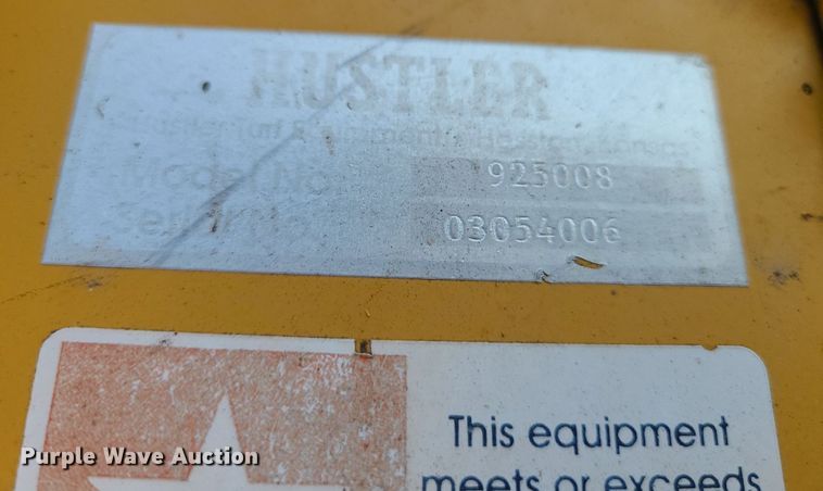 image for item MO9861 Hustler 4600  ZTR lawn mower