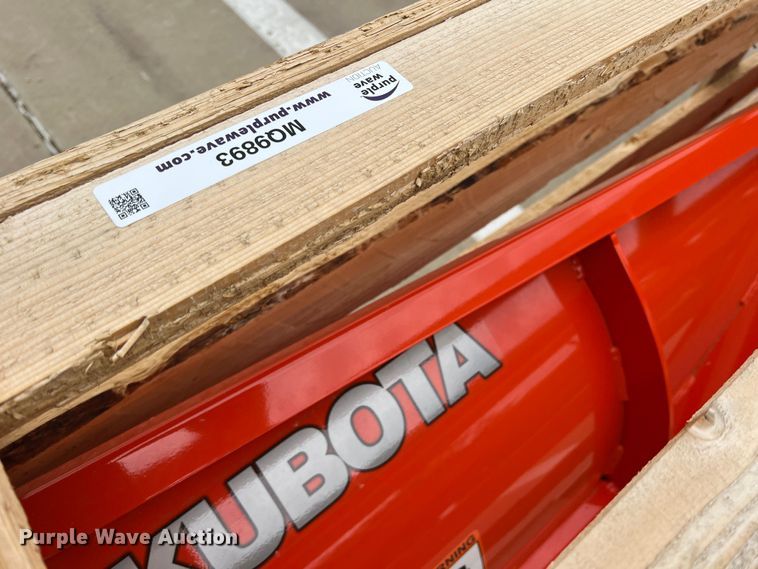 image for item MQ9893 Kubota V5294A  78"W snow plow