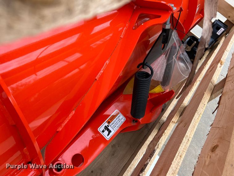 image for item MQ9893 Kubota V5294A  78"W snow plow