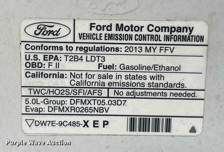 image for item MR9071 2013 Ford F150  SuperCab pickup truck