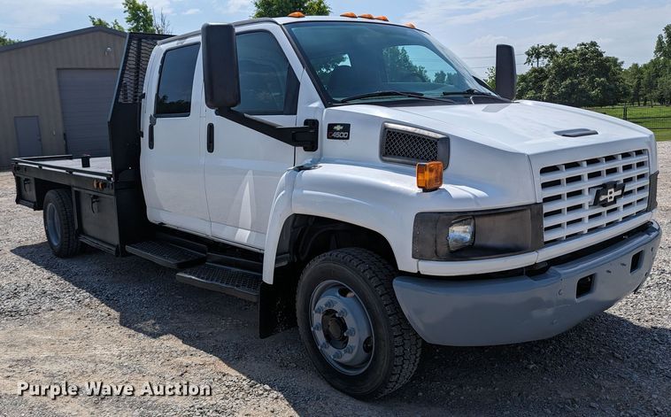 image for item MX9292 2008 Chevrolet C4500  Crew Cab flatbed truck