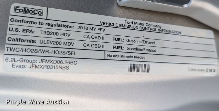 image for item MX9293 2018 Ford  F350 Super Duty  Crew Cab utility bed pickup truck