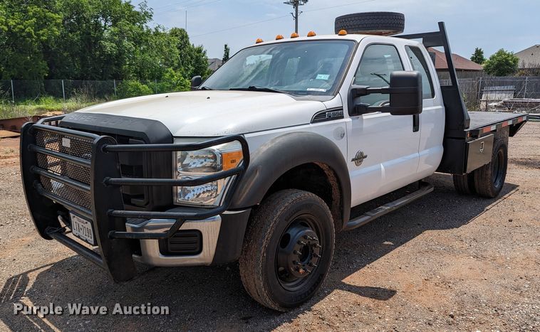 image for item MX9300 2012 Ford F550  SuperCab flatbed truck